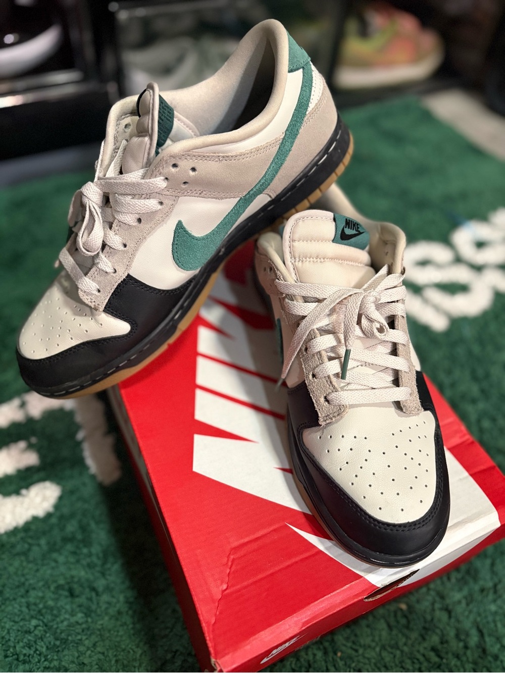 Nike Dunk Low Retro Oregon Wood Brown Coastal Men’s Size 10.5M Used